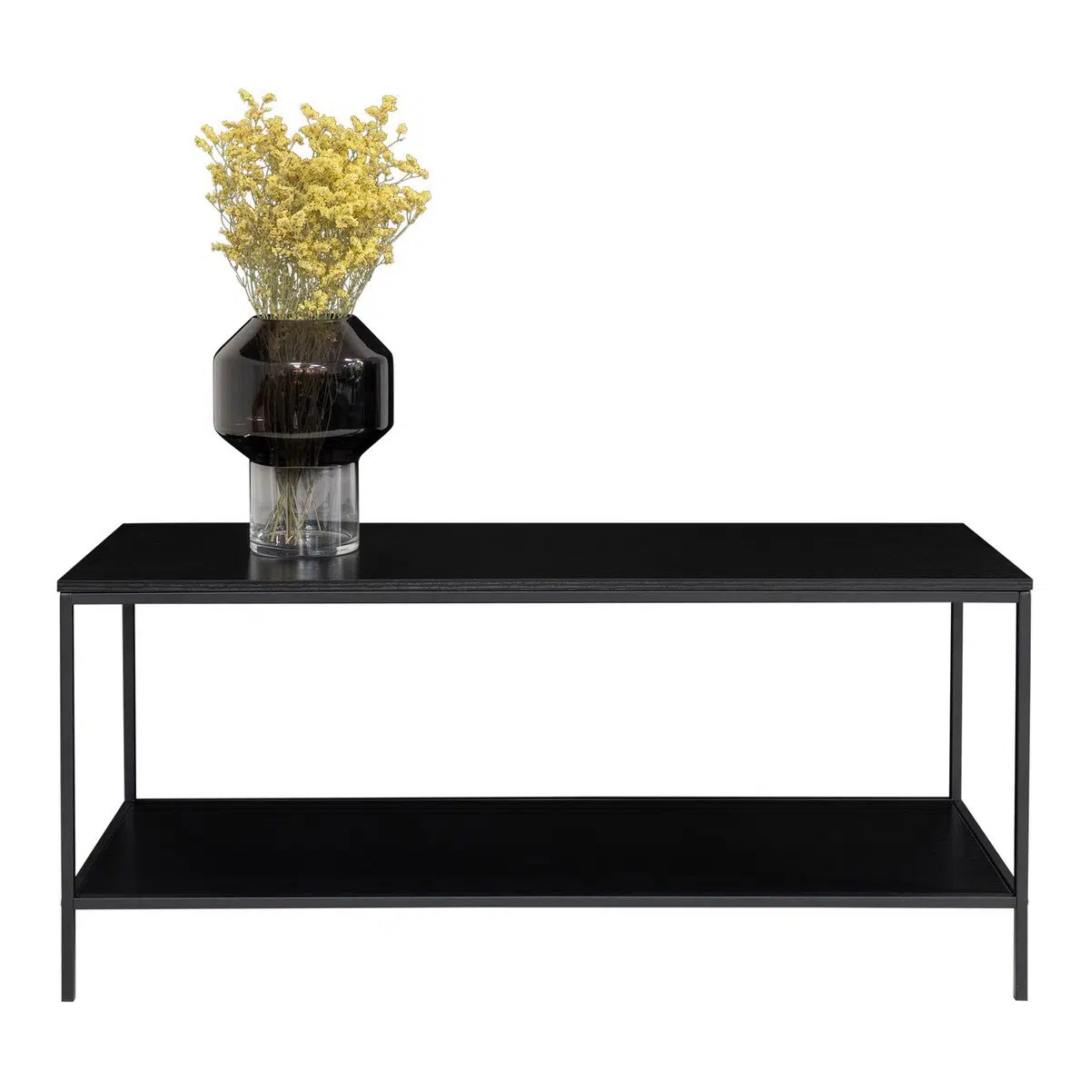Vita TV-meubel - zwart -100x36x45cm 4 Vita TV-meubel - zwart - 100x36x45cm
