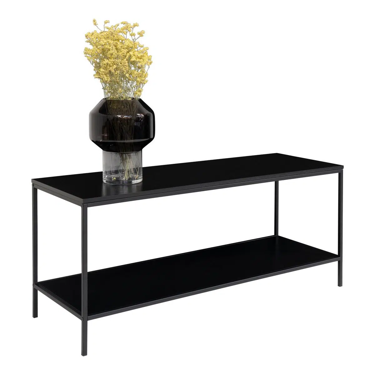 Vita TV-meubel - zwart -100x36x45cm 1 Vita TV-meubel - zwart - 100x36x45cm