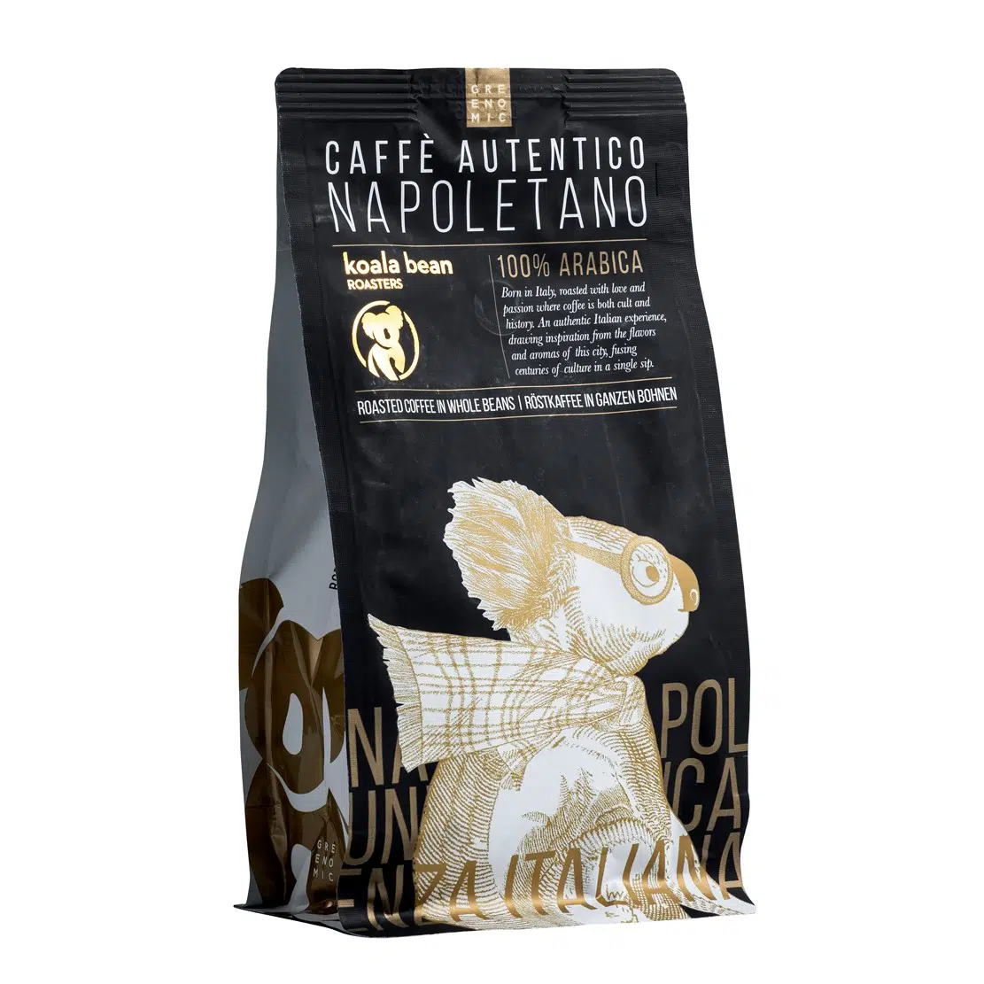 Greenomic Koala Bean Napoletano - 250gr (koffiebonen) 1 Greenomic Koala Bean Napoletano - 250gr (koffiebonen)