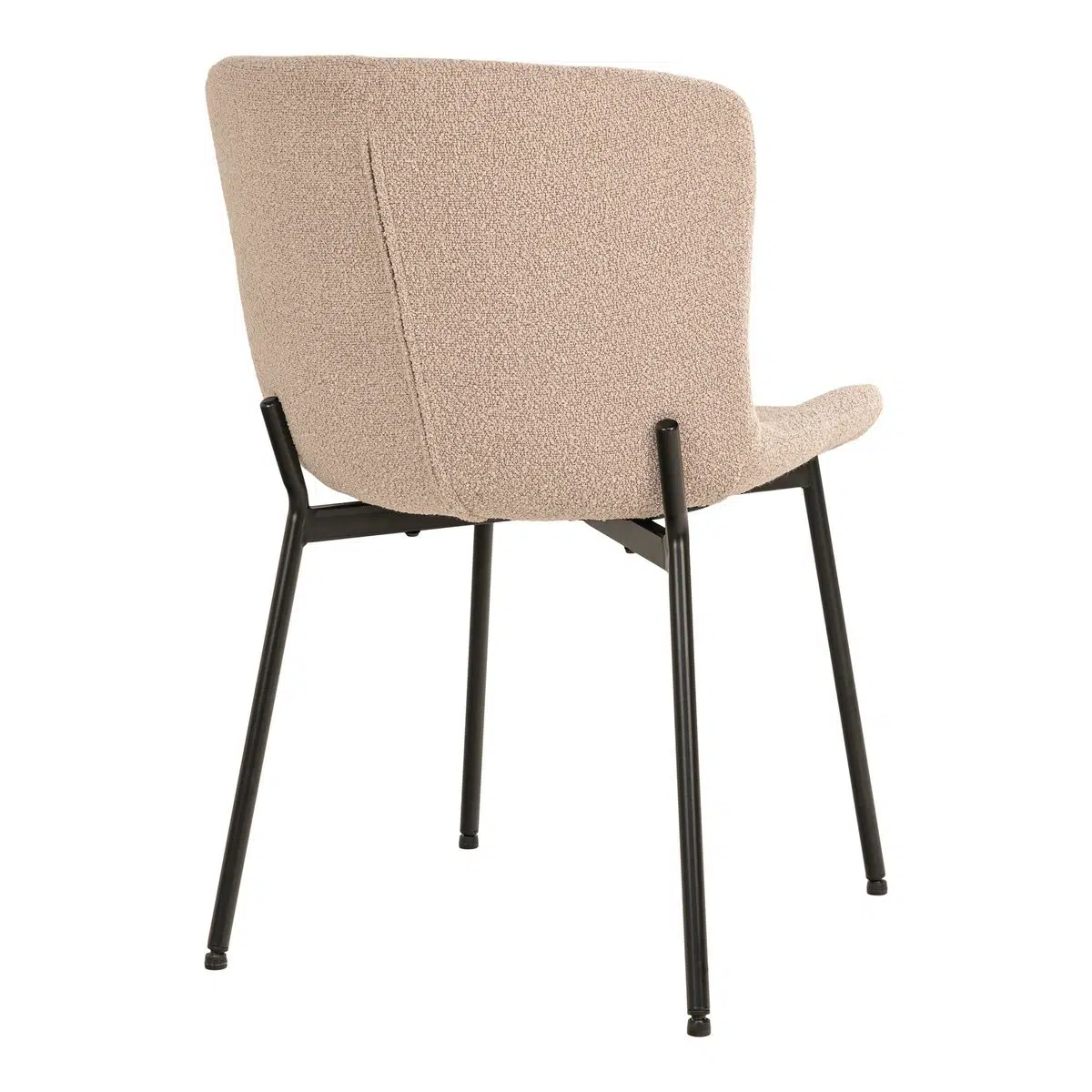 Maceda Eetkamerstoel - beige bouclé - Set van 2 5 Maceda Eetkamerstoel - beige bouclé - Set van 2