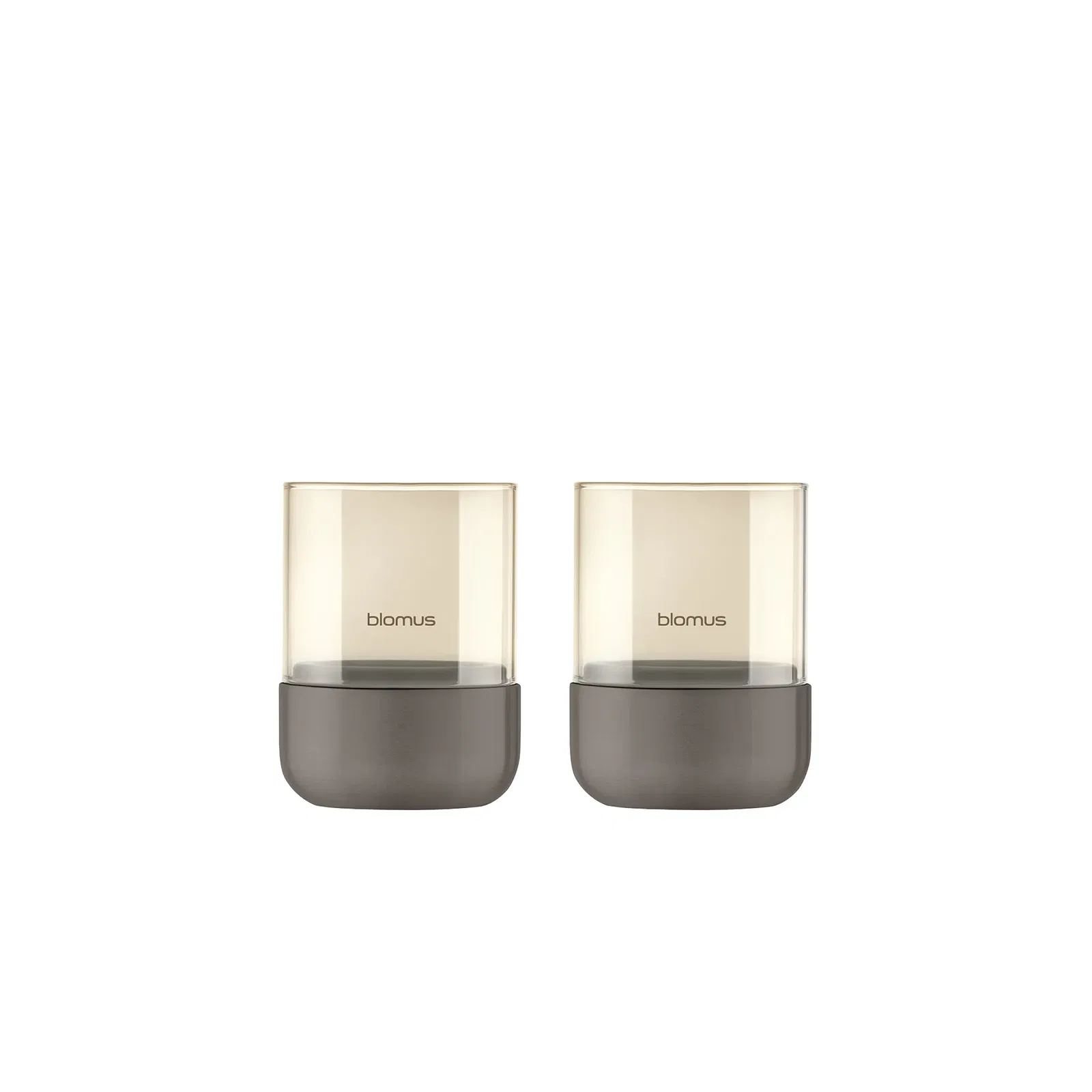 Blomus - Calma - Burned metal - XS - set van 2 1 Blomus - Calma - Burned metal - XS - set van 2