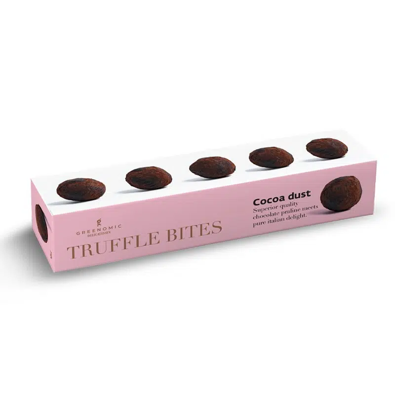 Greenomic Chocoladetruffels - Cacaopoeder - 5 stuks 1 Greenomic Chocoladetruffels - Cacaopoeder - 5 stuks