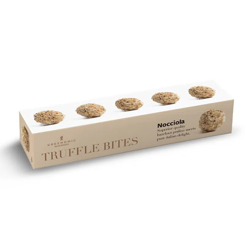 Greenomic Chocoladetruffels - Nocciola (hazelnoot) - 5 stuks 1 Greenomic Chocoladetruffels - Nocciola (hazelnoot) - 5 stuks