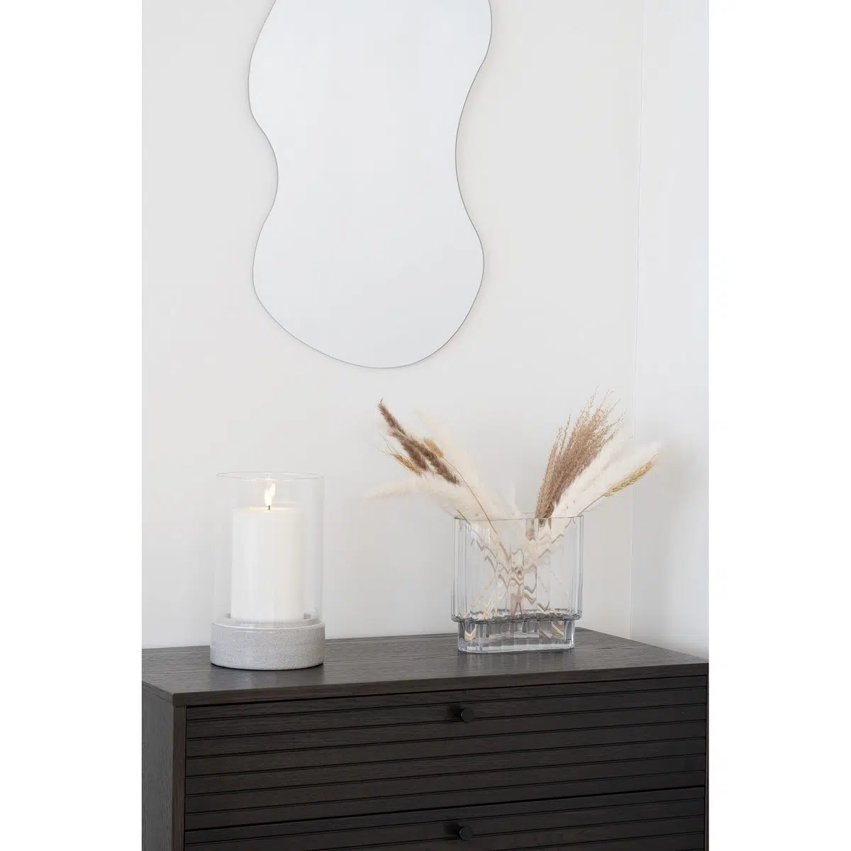 Hurricane - grijs - keramisch/glas - 16x16x25,5 cm - House Nordic 3 Hurricane - grijs - keramisch/glas - 16x16x25,5 cm - House Nordic
