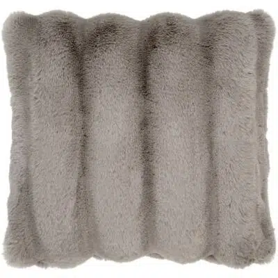 Galena Kussen - kunstbont - beige - 45x45 cm