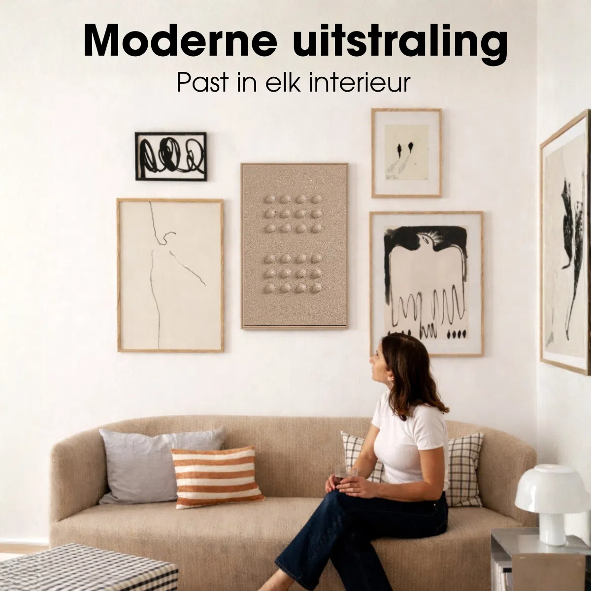 Wanddecoratie Donkerbruin - 60x40 - Mica Decorations 8 Wanddecoratie Donkerbruin - 60x40 - Mica Decorations