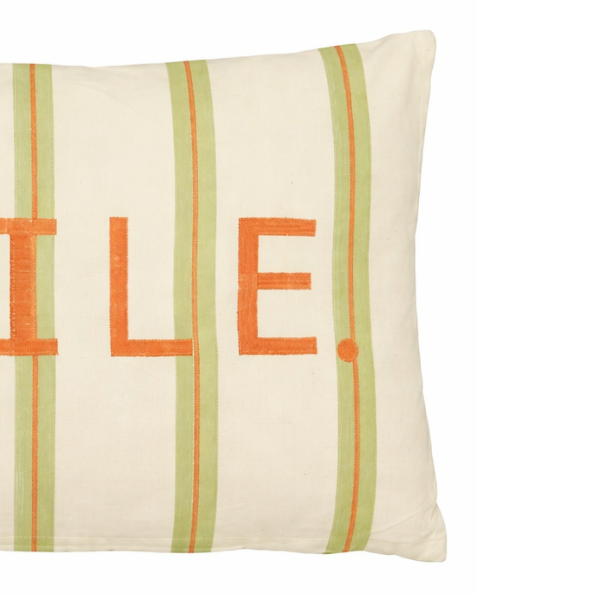 Mica Decorations - Sierkussen Smile - Groen - 55x35cm 5 Mica Decorations - Sierkussen Smile - Groen - 55x35cm