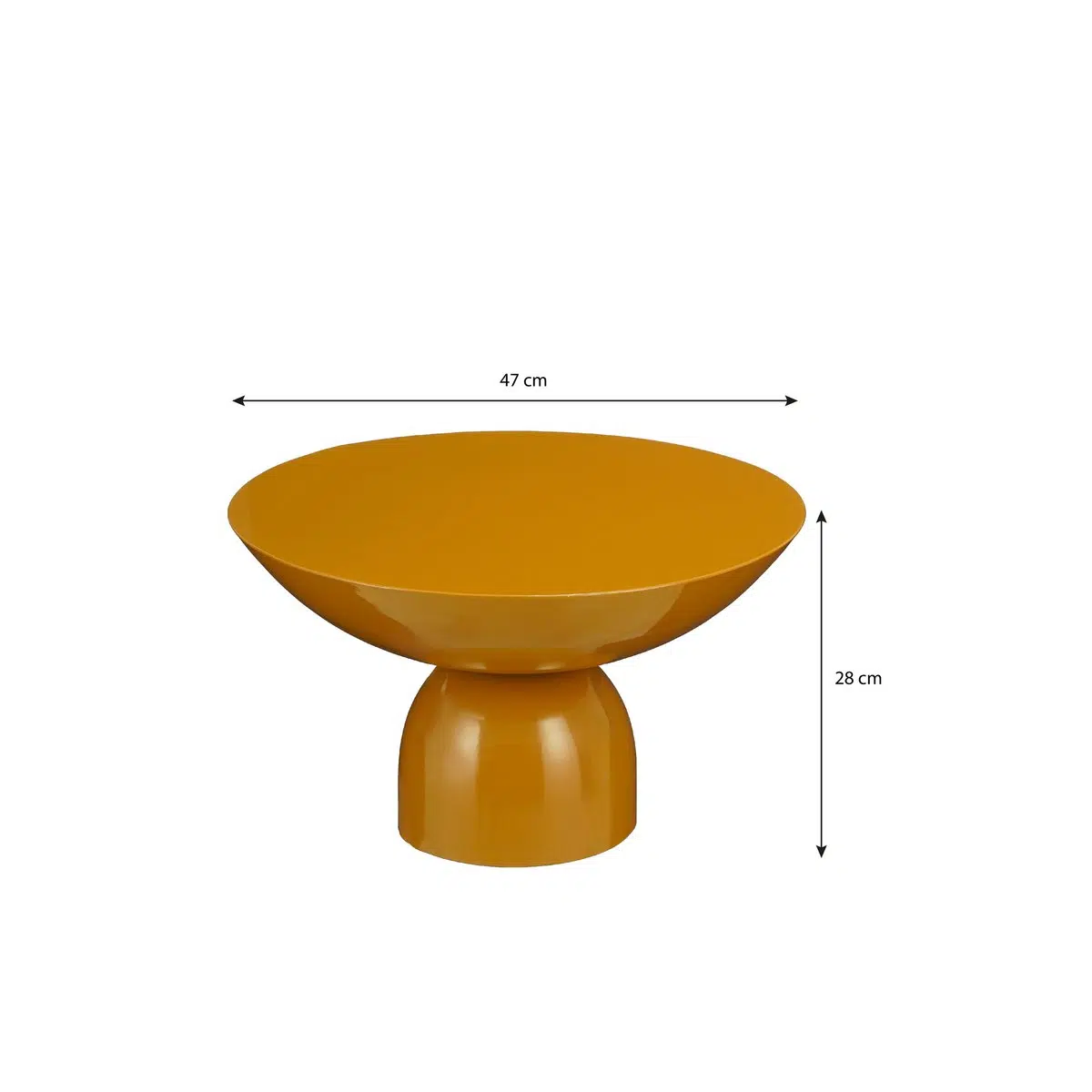 Bijzettafel Celise - Bruin- ijzer - 28 cm Hoog - Mica Decorations 4 Bijzettafel Celise - Bruin- ijzer - 28 cm Hoog - Mica Decorations