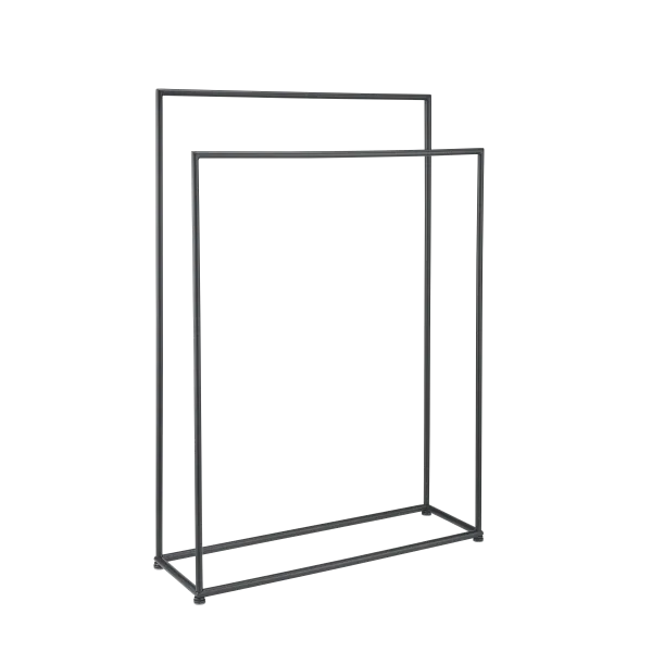 Handdoekrek - 86x60x18,5 cm - Modo - Zwart - Blomus 1 Handdoekrek - 86x60x18,5 cm - Modo - Zwart - Blomus