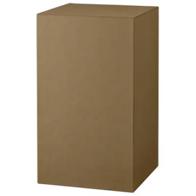 Blomus - Sokkel Sahlia - Indian Tan kunstleder - 60cm Hoog