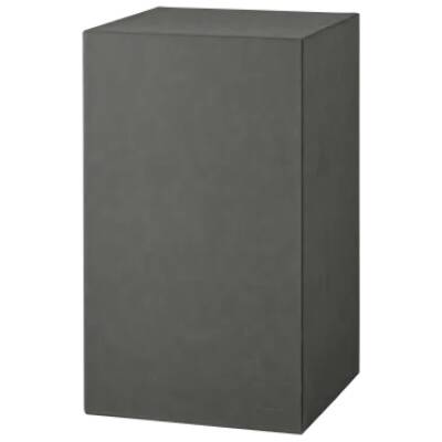Blomus - Sokkel Sahlia - Pewter kunstleder - 60cm Hoog