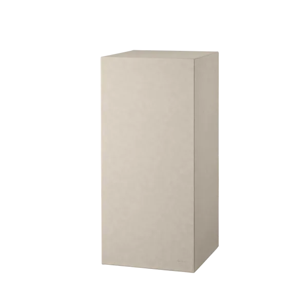 Blomus - Sokkel Sahlia - Nomad kunstleder - 76cm Hoog 1 Blomus - Sokkel Sahlia - Nomad kunstleder - 76cm Hoog