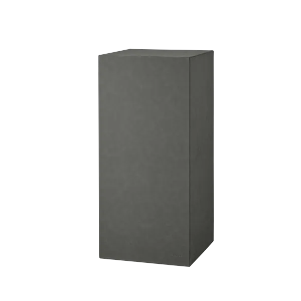 Blomus - Sokkel Sahlia - Pewter kunstleder - 76cm Hoog 1 Blomus - Sokkel Sahlia - Pewter kunstleder - 76cm Hoog
