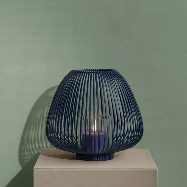 Blomus - Sokkel Sahlia - Nomad kunstleder - 76cm Hoog 2 Blomus - Sokkel Sahlia - Nomad kunstleder - 76cm Hoog