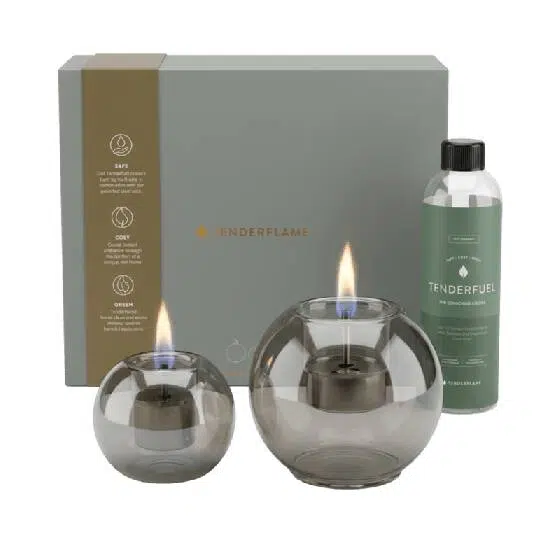 Tenderflame - Globus 10 en 15 - Geschenkset 1 Tenderflame - Globus 10 en 15 - Geschenkset