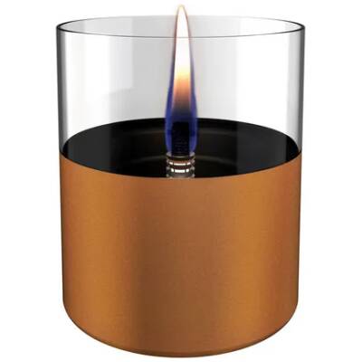 Tenderflame - Lilly 10 kaars uit glas koper - Tafelhaard