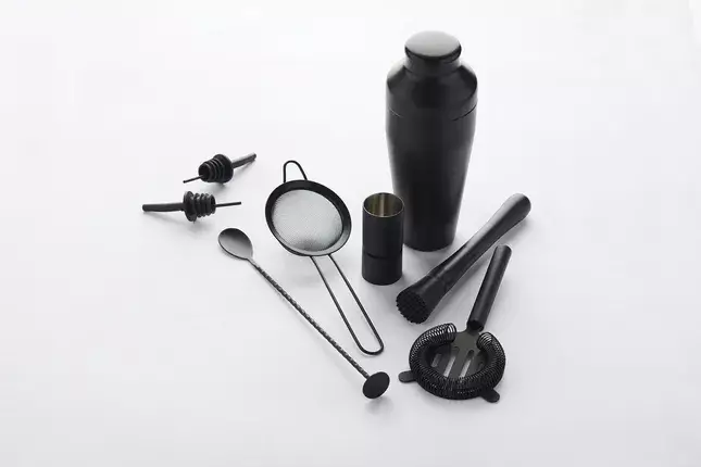 8-delige Cocktailset Zwart - Point-Virgule 5 8-delige Cocktailset Zwart - Point-Virgule