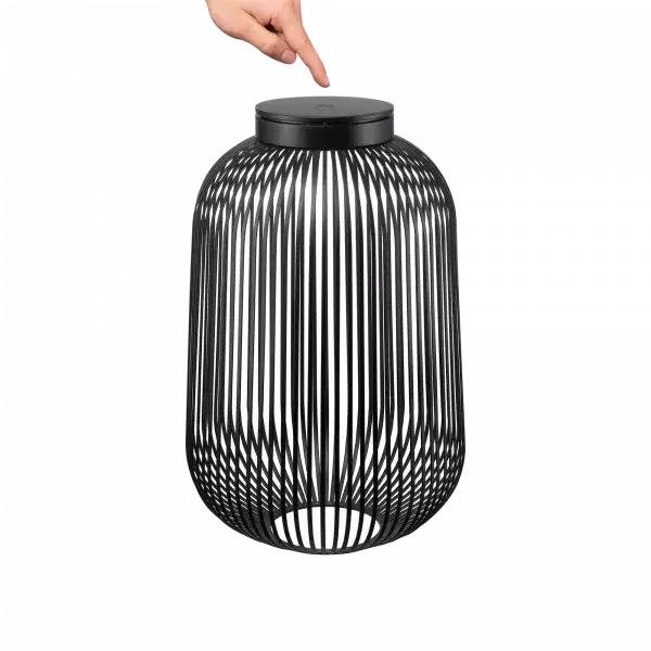 Blomus - Lito - Zwart - Herlaadbare LED lamp - Maat: L 3 Blomus - Lito - Zwart - Herlaadbare LED lamp - Maat: L