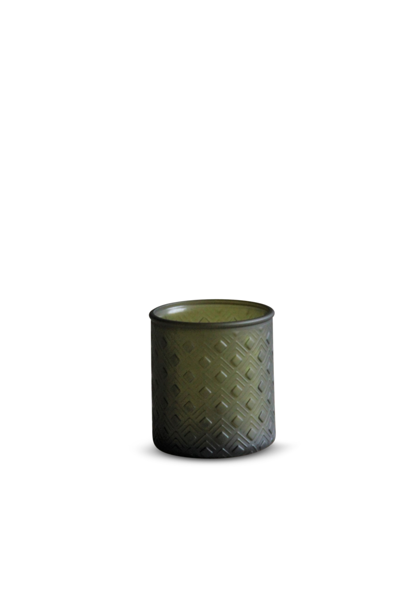 Theelichthouder Diamond Groen