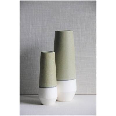 Vaas Marthe zand/wit (klein)