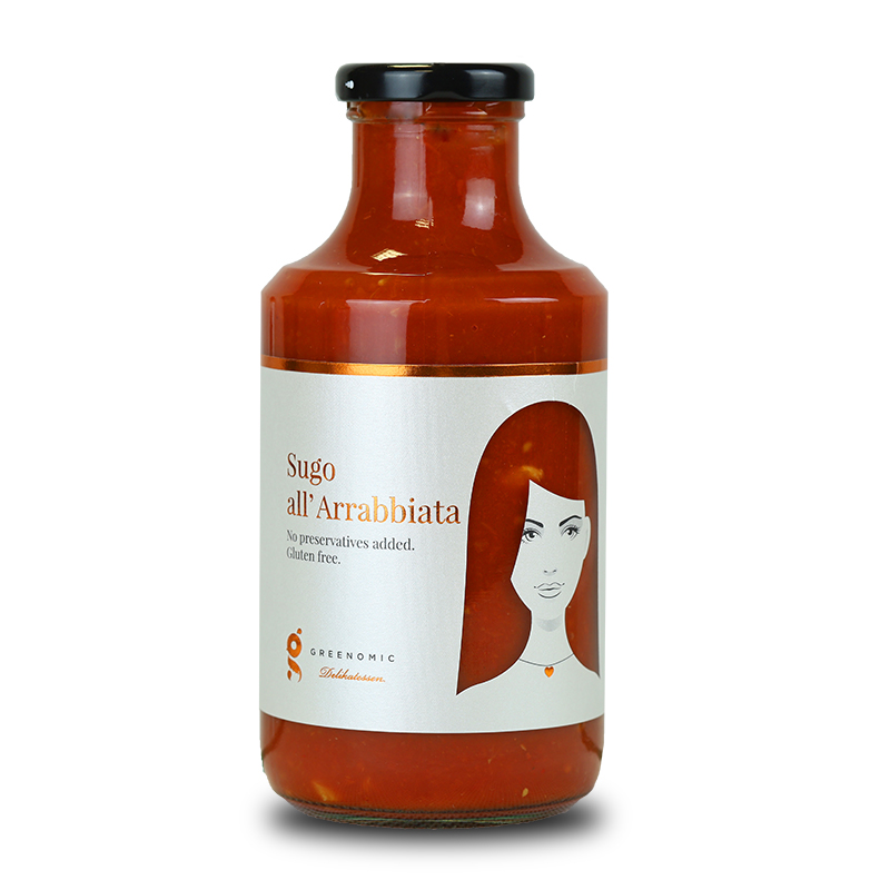 Greenomic Sugo all' Arrabbiata 1 Sugo-All´Arrabbiatta