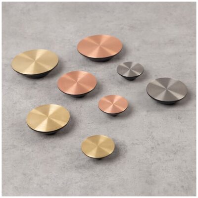 Rond wandhaakje 5x2cm - goud - Namuos