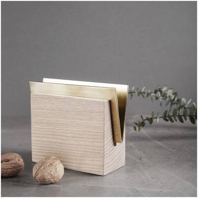 Servettenhouder enveloppe - goud