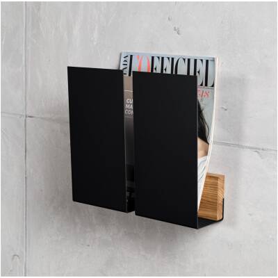 Muur tijdschriftenhouder Wings - Zwart