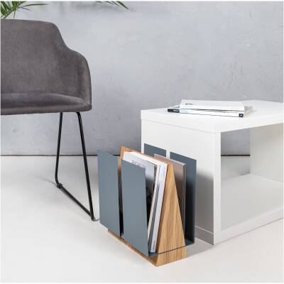 Tijdschriftenbak Wings - Grijs