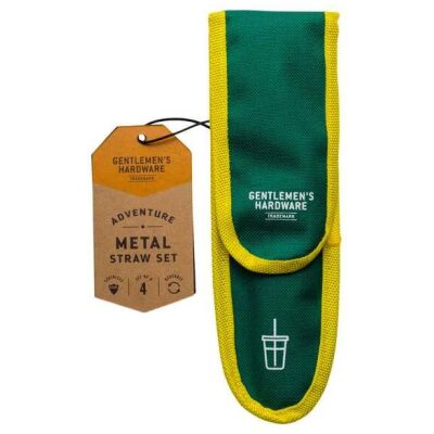 Metalen rietjesset voor op reis - Gentlemen's hardware