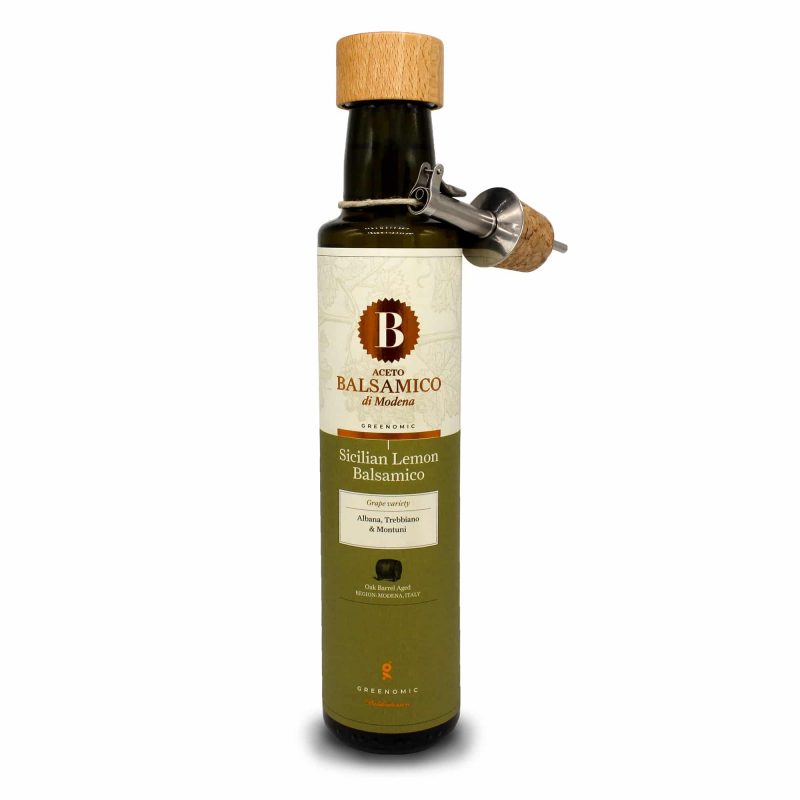 Greenomic Aceto Balsamico | Siciliaanse citroen 250ml 1 Greenomic Aceto Balsamico | Siciliaanse citroen 250ml
