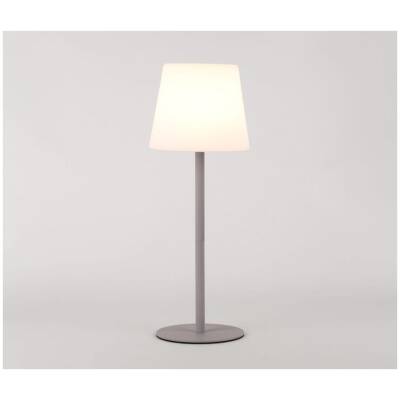 Leitmotiv tafellamp draadloos outdoor - grijs