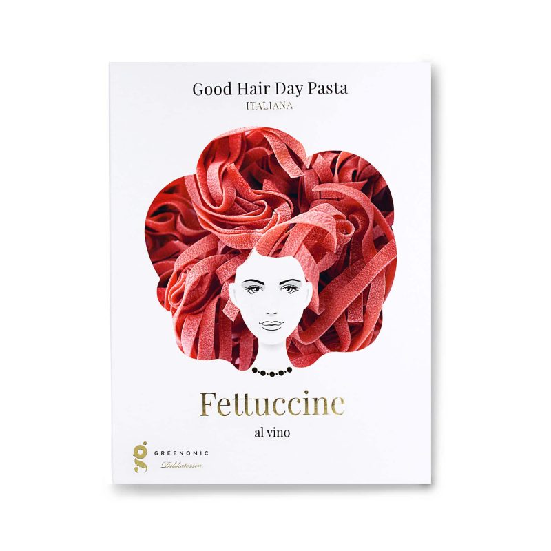 Greenomic Fettuccine Al Vino - 250gr 1 Greenomic Fettuccine Al Vino - 250gr