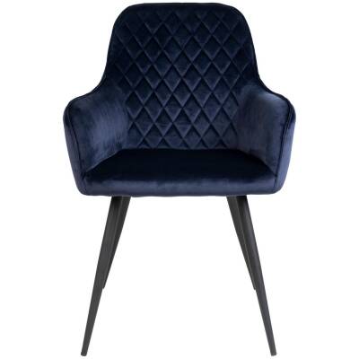 Harbo Eetkamerstoel - blauw - set van 2 - House Nordic