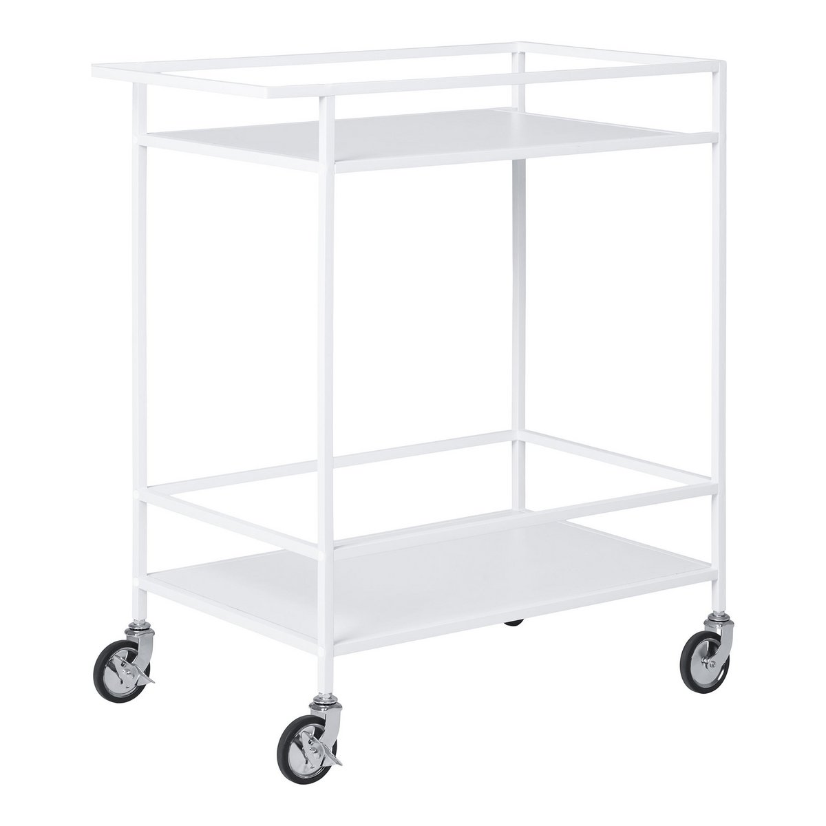Vita Bartrolley - wit, staal 1 Vita Bartrolley - wit, staal