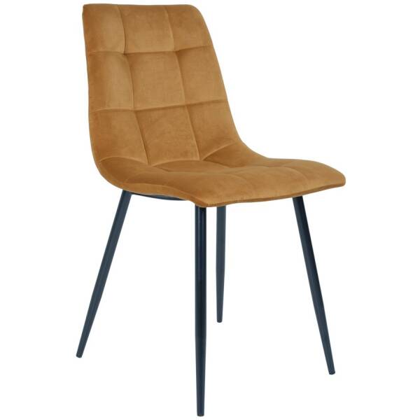 Meubels 27 Middelfart Eetkamerstoel - mosterdgeel - set van 2 - House Nordic