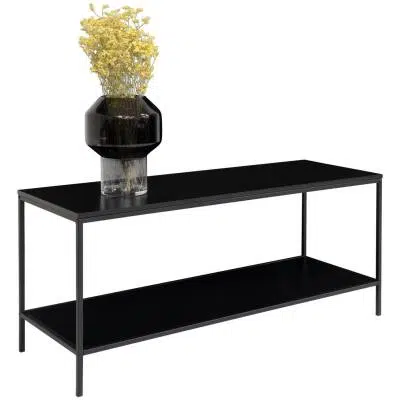 Vita TV-meubel - zwart - 100x36x45cm