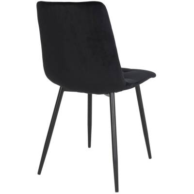 Middelfart Eetkamerstoel - zwart - set van 2 - House Nordic