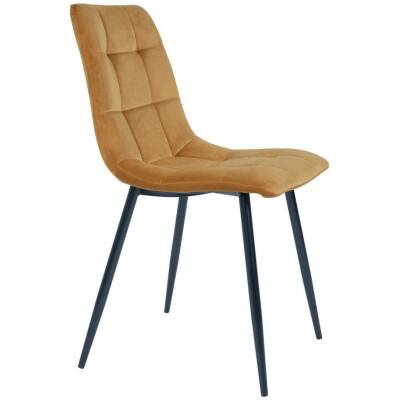 Middelfart Eetkamerstoel - mosterdgeel - set van 2 - House Nordic