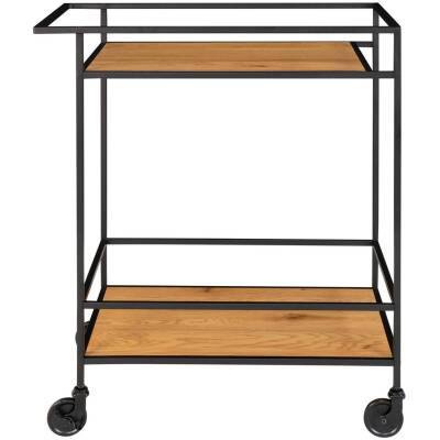 Vita Bartrolley - eikenlook, zwart