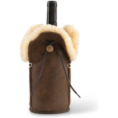 Kywie Champagnekoeler - brown leather