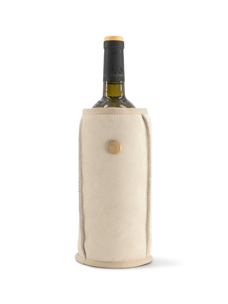 Kywie wijnkoeler - beige Suede