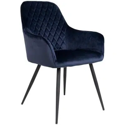 Harbo Eetkamerstoel - blauw - set van 2 - House Nordic