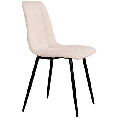 Middelfart Eetkamerstoel - bouclé wit - set van 2 - House Nordic