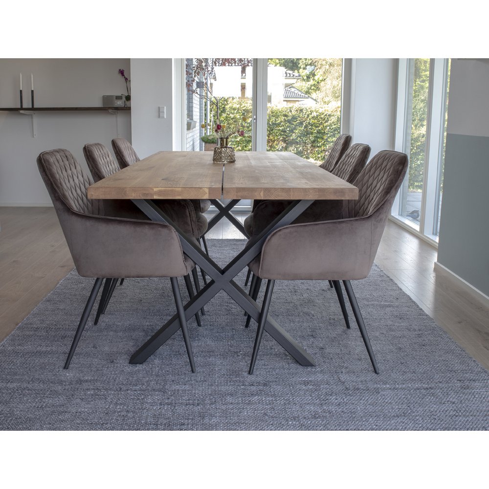 Harbo Eetkamerstoel - lichtgrijs- set van 2 - House Nordic 2 Harbo Eetkamerstoel - lichtgrijs- set van 2 - House Nordic