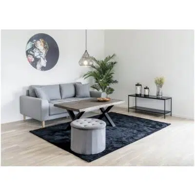 Vita TV-meubel - zwart - 100x36x45cm