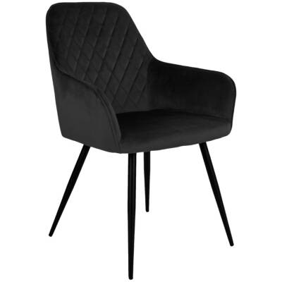 Harbo Eetkamerstoel - zwart - set van 2 - House Nordic
