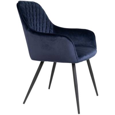Harbo Eetkamerstoel - blauw - set van 2 - House Nordic