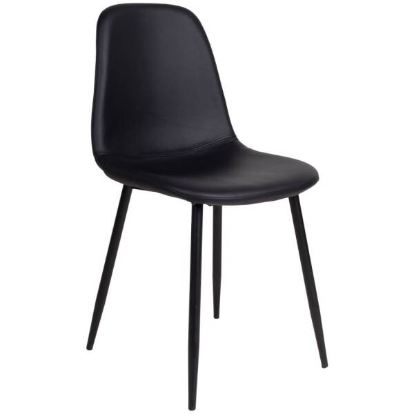 Stockholm Eetkamerstoel - zwart - set van 2