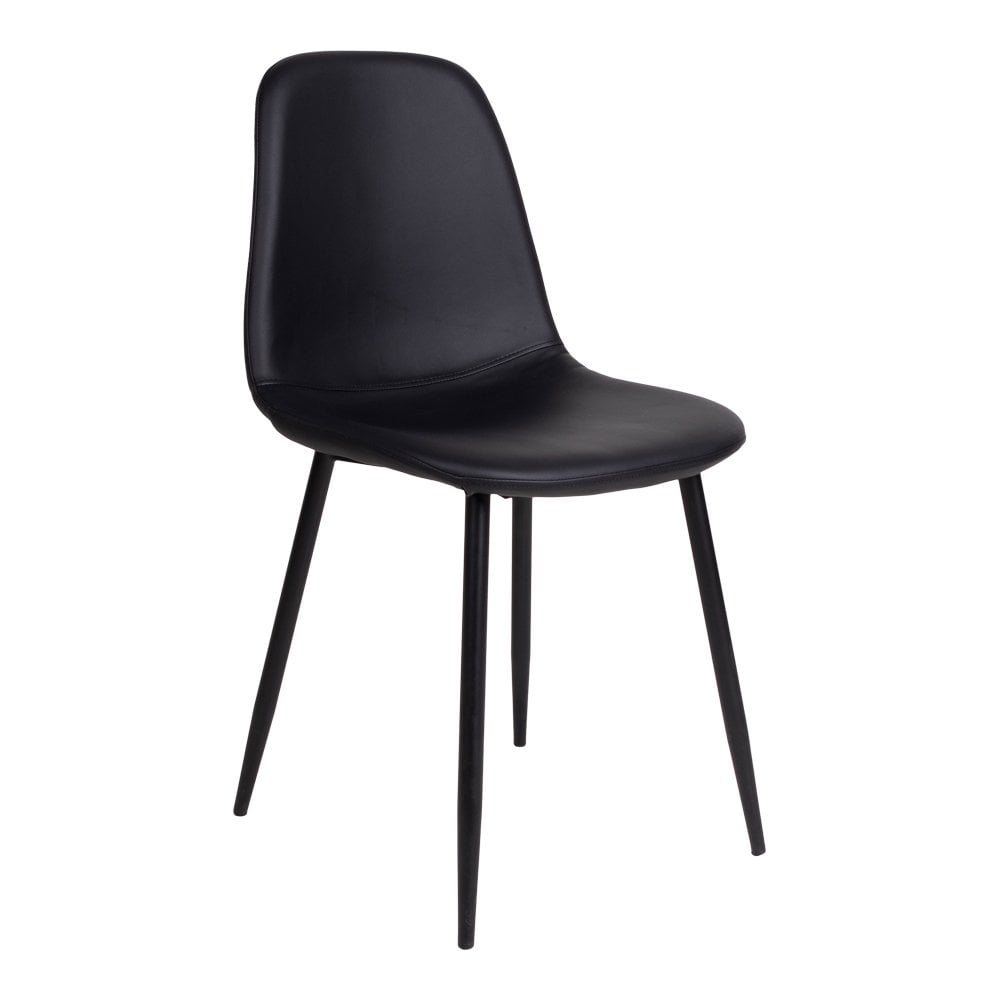 Stockholm Eetkamerstoel - zwart - set van 2 1 Stockholm Eetkamerstoel - zwart - set van 2